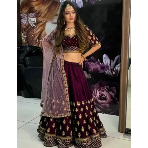 Lehenga Choli  (Purple)