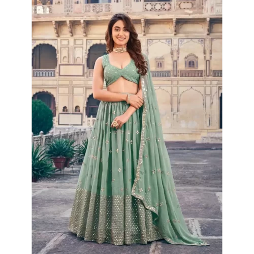 Semi Stitched Lehenga Choli