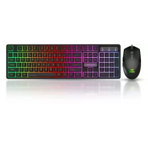 Gaming Mouse for PC/Laptop Wired USB Gaming Keyboard  (Black)