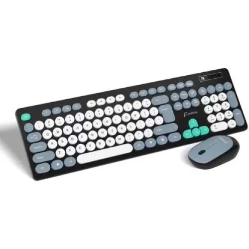 Wireless Keyboard & Mouse, 2.4Ghz Wireless, 104 Keys Full-Sized Bluetooth, Wirel