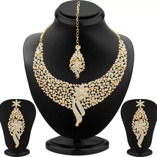 Alloy Gold-plated Gold Jewel Set  (Pack of 1)