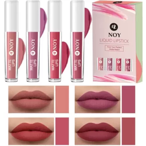 NOY Saloon Secrets Result:4 Shades Of Western Nude Matte Magic Lip Colors Set   