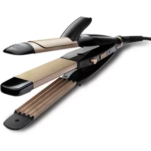 NOVA 3 in 1 Hair Styler- Straightener, Curler & Crimper NHS 803 Hair Straightene