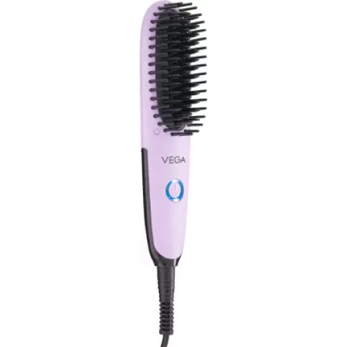 VEGA Mini Hair Straightener Brush for Women with Thermoprotect Technology Go Min