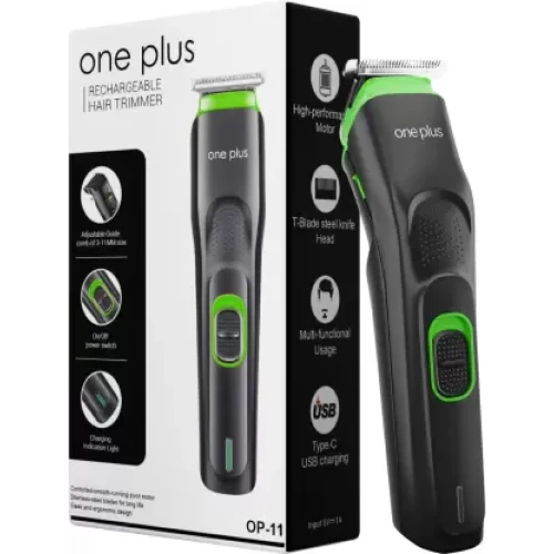 One Plus OP 11 Cordless Professional Hair Trimmer Titanium coated blade waterpro