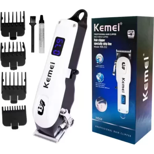 Kemei KM- 232 PROFESSIONAL TRIMMER with 240min Runtime Trimmer 120 min Runtime 4